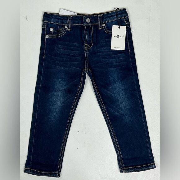 7 of All Mankind | NWT Josefina Feminine Boyfriend Jeans with Whispering Effect - Picture 1 of 7